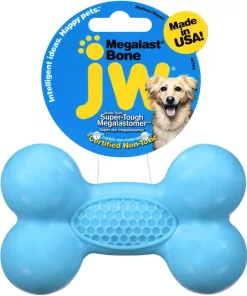JW Pet Megalast Bone Dog Toy, Color Varies