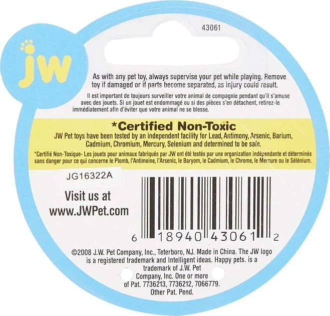 JW Pet iSqueak Bouncin' Bowlin' Pin Dog Toy, Color Varies, Small JW Pet iSqueak Bouncin' Bowlin' Pin Dog Toy, Color Varies -Pet Toy Elegant Shop 71020 PT6. SY630 V1531507016