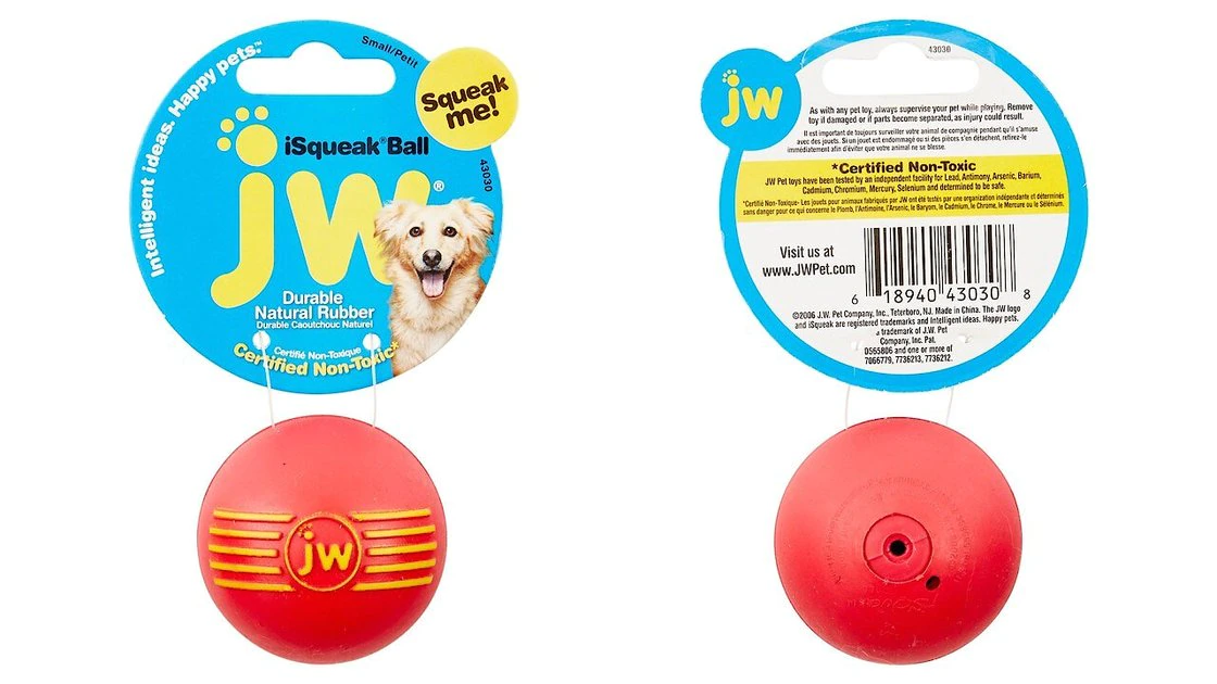 JW Pet iSqueak Ball Dog Toy, Color Varies, Small JW Pet iSqueak Ball Dog Toy, Color Varies -Pet Toy Elegant Shop 71041 PT8. SY630 V1534452154