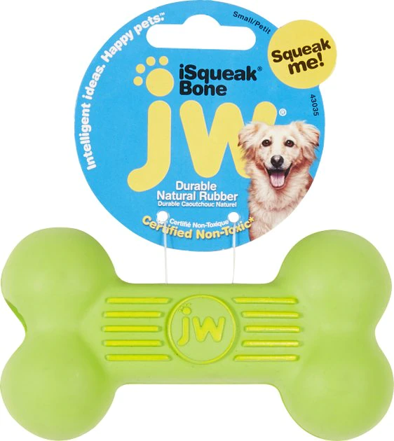 JW Pet iSqueak Bone Dog Toy, Color Varies, Small JW Pet iSqueak Bone Dog Toy, Color Varies -Pet Toy Elegant Shop 71045 MAIN. SY630 V1531507643