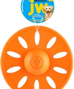 JW Pet Whirlwheel Flying Disk Dog Toy, Color Varies