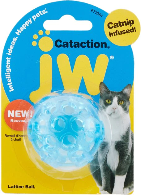 JW Pet Cataction Lattice Ball Cat Toy JW Pet Cataction Lattice Ball Cat Toy -Pet Toy Elegant Shop 73715 PT2. SY630 V1525719004