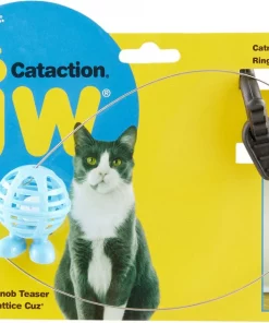 JW Pet Cataction Door Knob Teaser with Lattice Cuz Cat Toy
