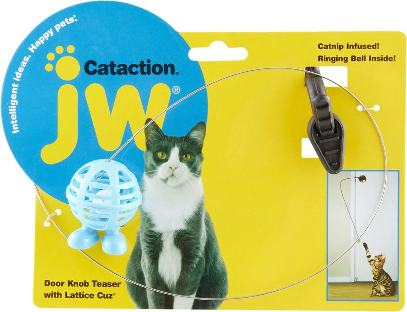 JW Pet Cataction Door Knob Teaser with Lattice Cuz Cat Toy JW Pet Cataction Door Knob Teaser with Lattice Cuz Cat Toy -Pet Toy Elegant Shop 73727 MAIN. SY630 V1535665409