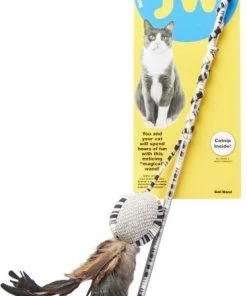 JW Pet Cataction Ball with Wand Cat Toy -Pet Toy Elegant Shop 73759 PT2. SY630 V1525719219