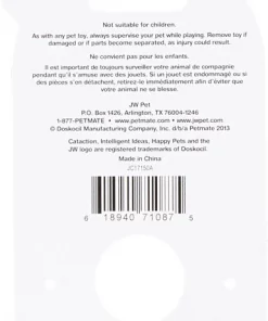 JW Pet Cataction Plush Raccoon with Catnip Cat Toy -Pet Toy Elegant Shop 80952 PT2. SY630 V1527102814