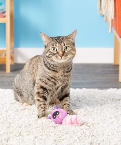 JW Pet Cataction Plush Raccoon with Catnip Cat Toy -Pet Toy Elegant Shop 80952 PT5. SY630 V1527103082