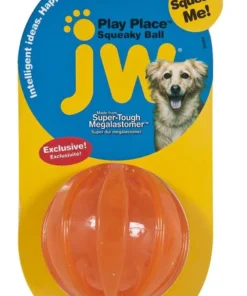JW Pet Play Place Squeaky Dog Ball, Color Varies