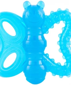 JW Pet Play Place Butterfly Puppy Teether, Color Varies