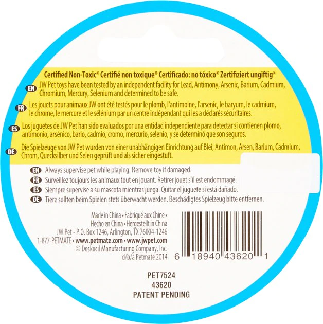 JW Pet Play Place Butterfly Puppy Teether, Color Varies JW Pet Play Place Butterfly Puppy Teether, Color Varies -Pet Toy Elegant Shop 81068 PT8. SY630 V1545175340