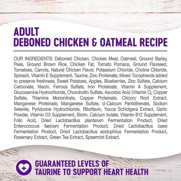 Wellness Complete Health Adult Deboned Chicken & Oatmeal Recipe Dry Dog Food, 5-lb bag Wellness Complete Health Adult Deboned Chicken & Oatmeal Recipe Dry Dog Food -Pet Toy Elegant Shop 95658 PT3. SY630 V1605915416