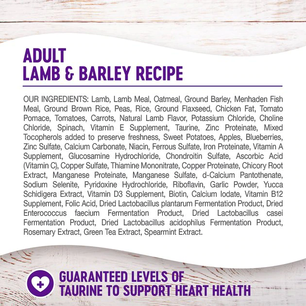 Wellness Complete Health Adult Lamb & Barley Recipe Dry Dog Food, 5-lb bag Wellness Complete Health Adult Lamb & Barley Recipe Dry Dog Food -Pet Toy Elegant Shop 95659 PT3. SY630 V1605841910