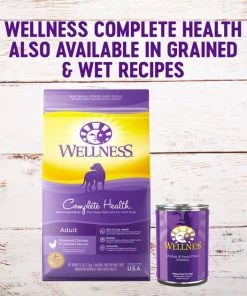 Wellness Grain-Free Complete Health Adult Deboned Chicken & Chicken Meal Recipe Dry Dog Food -Pet Toy Elegant Shop 95673 PT6. SY630 V1605830522