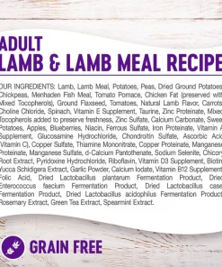 Wellness Grain-Free Complete Health Adult Lamb & Lamb Meal Recipe Dry Dog Food -Pet Toy Elegant Shop 95679 PT3. SY630 V1605748907